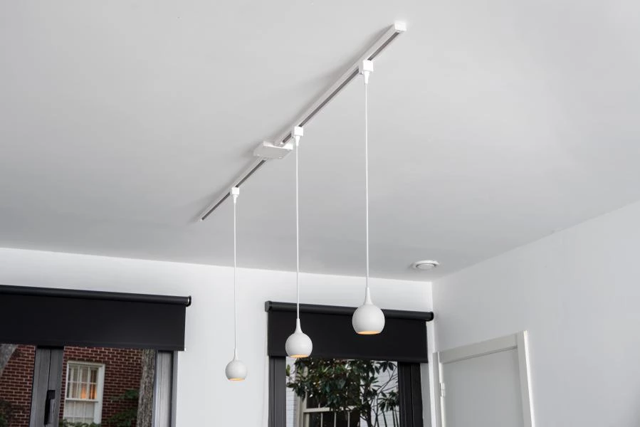 Lucide TRACK FAVORI Hanglamp - 1-fase Railsysteem / Railverlichting - 1xGU10 - Wit (Uitbreiding) - sfeer 5